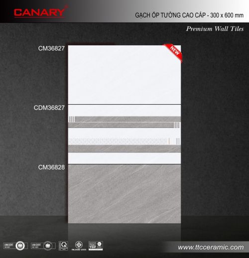 Bộ gạch ốp tường Canary 30x60 mã CM36827 - CDM36827 - CM36828